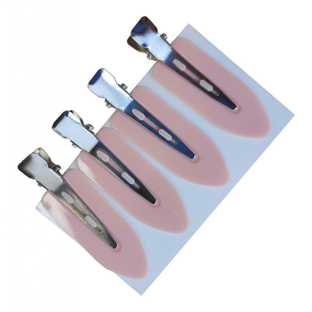 12 Packs Leaf Shape Plastic No Bend Clips Seamless Bangs Clamps Barrettes