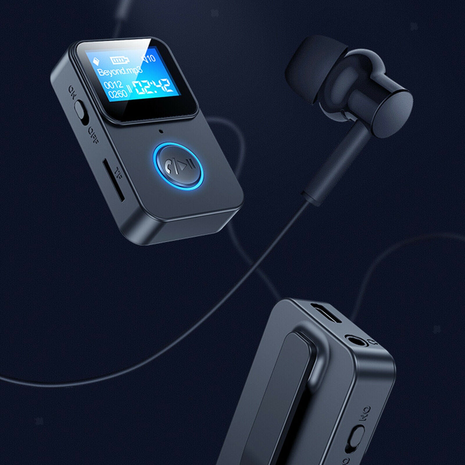 Mini Bluetooth Adapter Support TF Card Audio Receiver Car Home Sound System