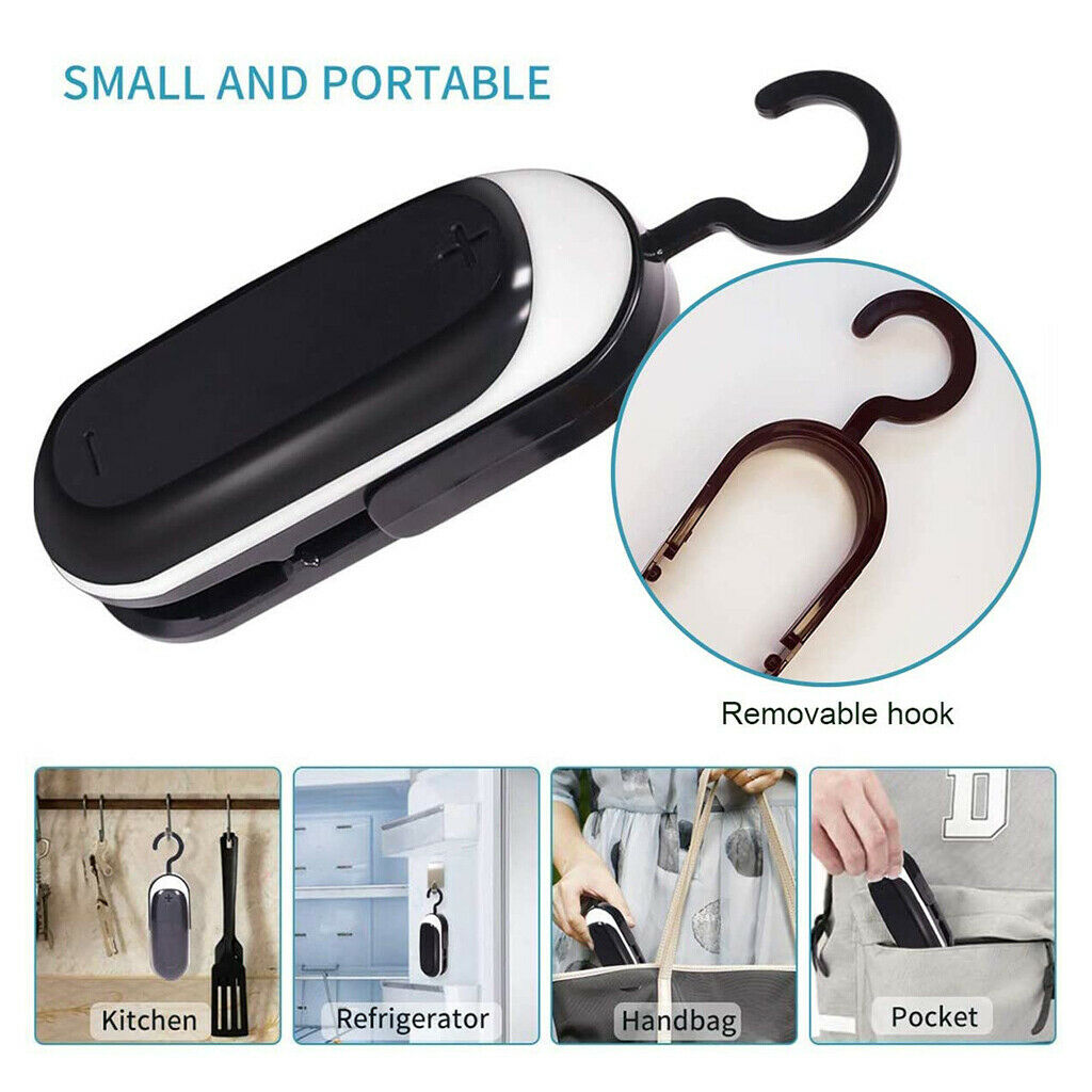 Heat Sealer Portable Bag Sealer Cutter for Plastic Bags Gadgets Safe to Use