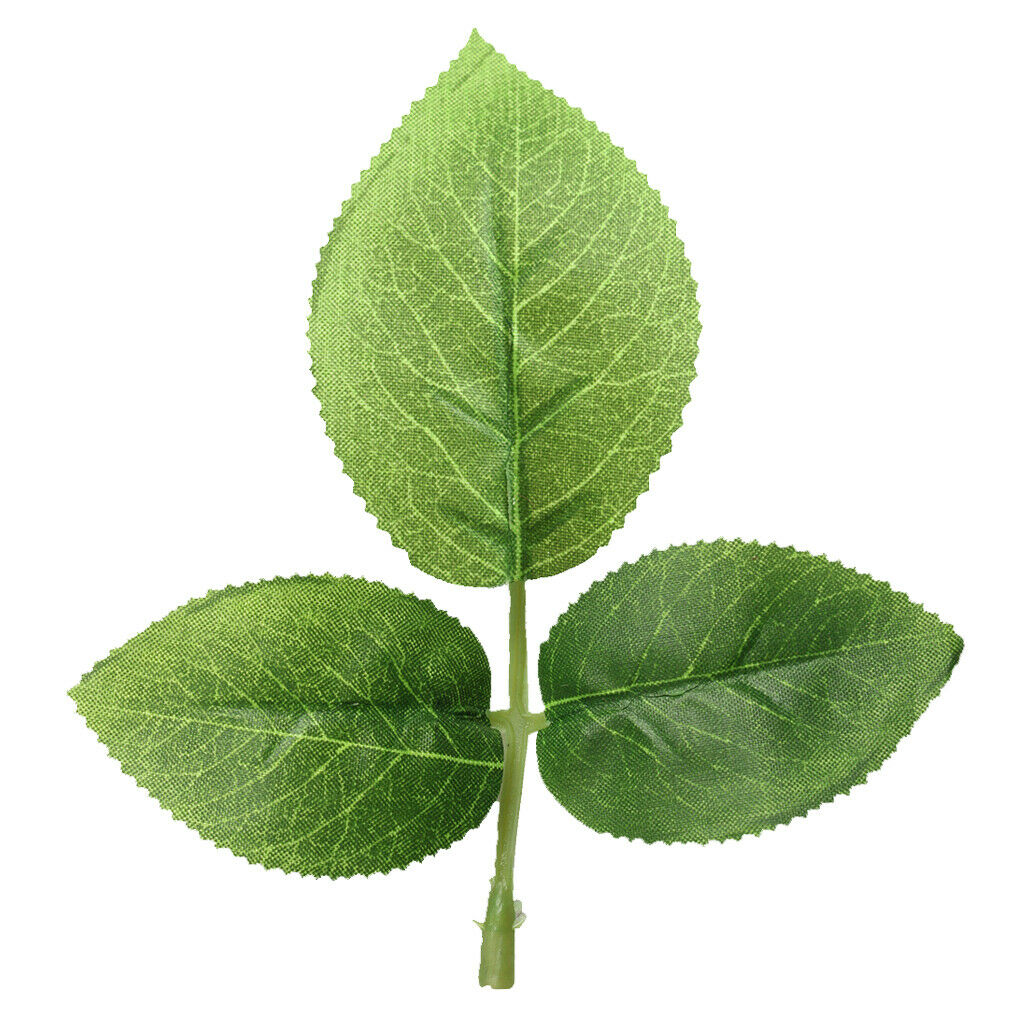 50 pieces artificial flowers leaves foliage for wedding decorations