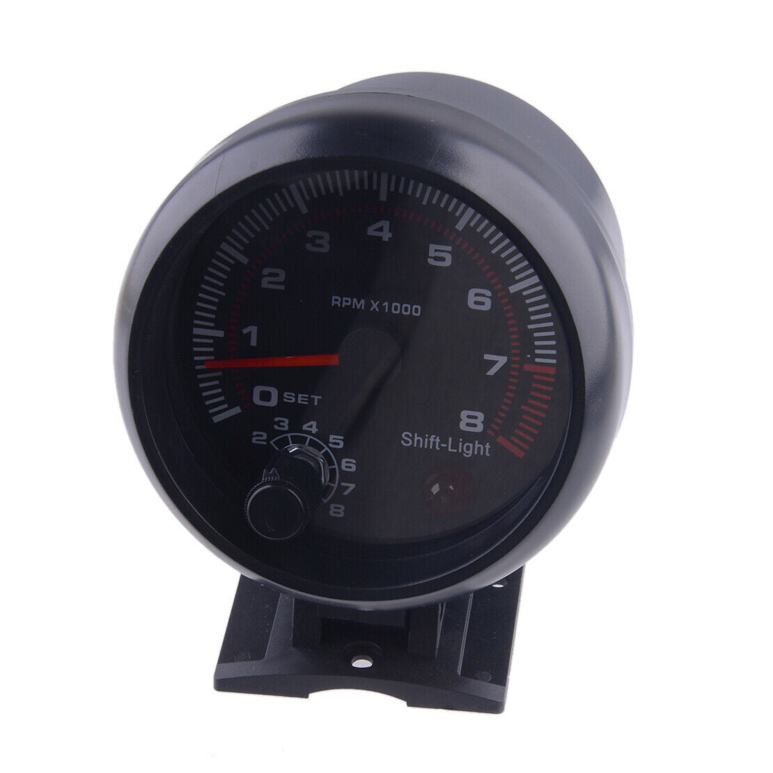 3.75" Universal Car Tachometer Tacho Gauge Meter LED Shift Light 0- 8000RPM 12V