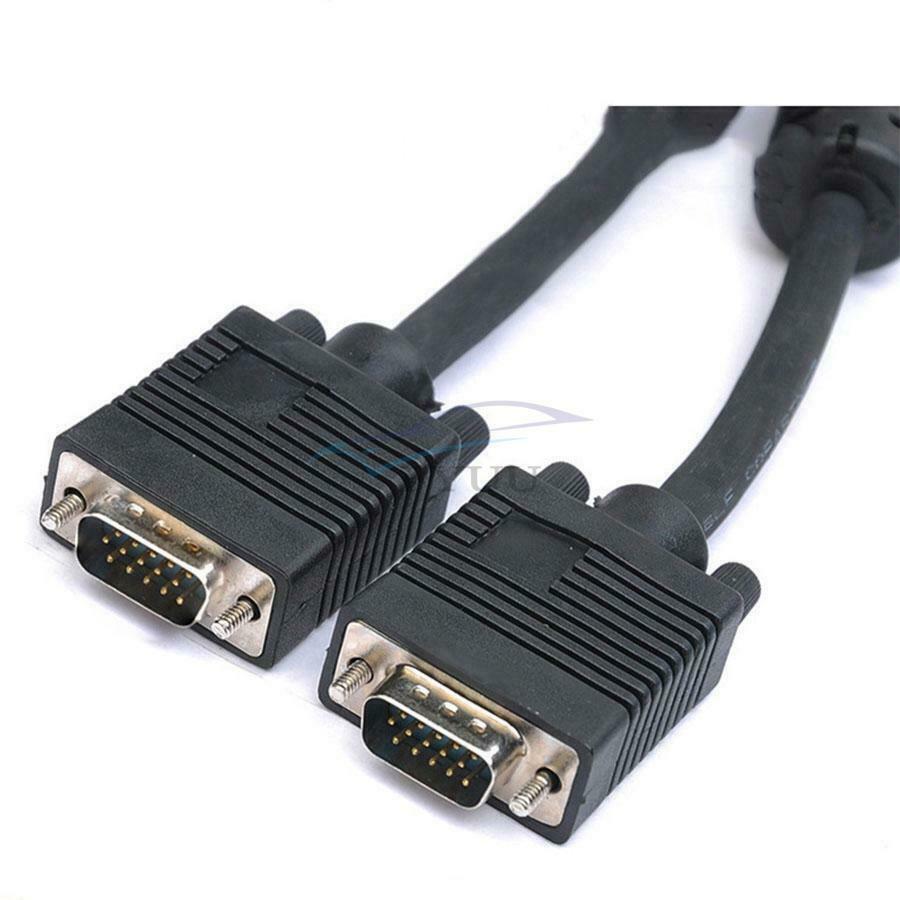 1Set 5M VGA Monitor Projector Cable For High Resolution Monitors 1920×1200&Above