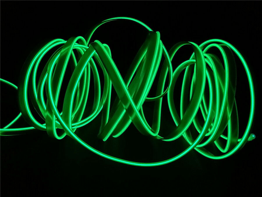 4m Green Universial LED Car Fiber Optic Interior Light Surrounded Ambient Light