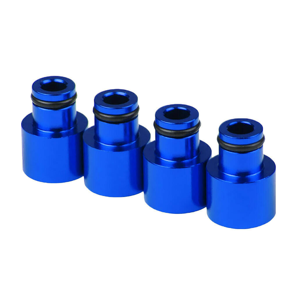 8x Fuel Injector Adapters for   RDX Injectors B16 B18 D16Z D16Y Blue Red