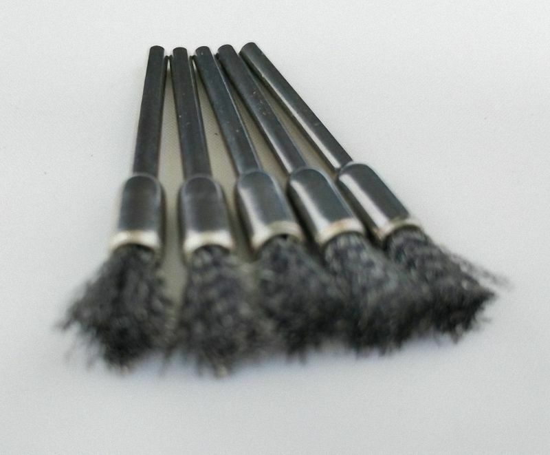 10 pcs Steel Pencil Brush For Die grinder Rotary Tools Dremel