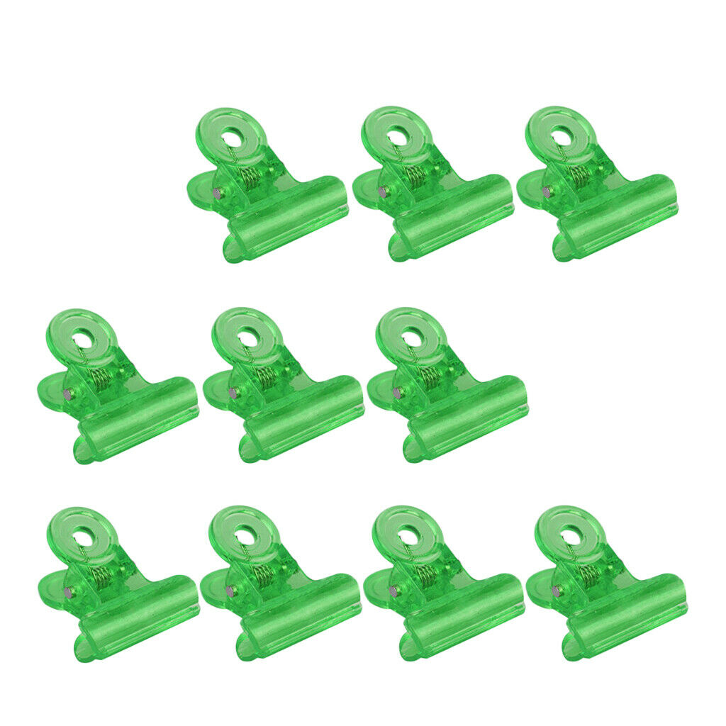 10X Reusable Acrylic Nail Polish Remover Clips Nail Art Soak Off Clip Green