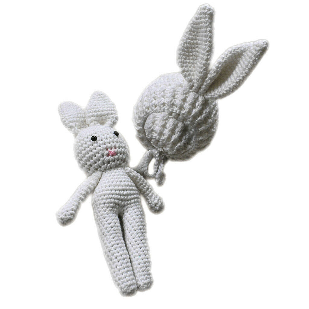 Baby Girl Boy Crochet Knit Photo Photography Prop Hats Outfits White