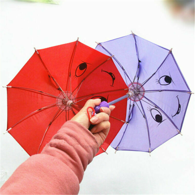 2X Boy Girls Kids Mini Animal Ears Cartoon Dance Lovely Small Umbrella Toys Gift