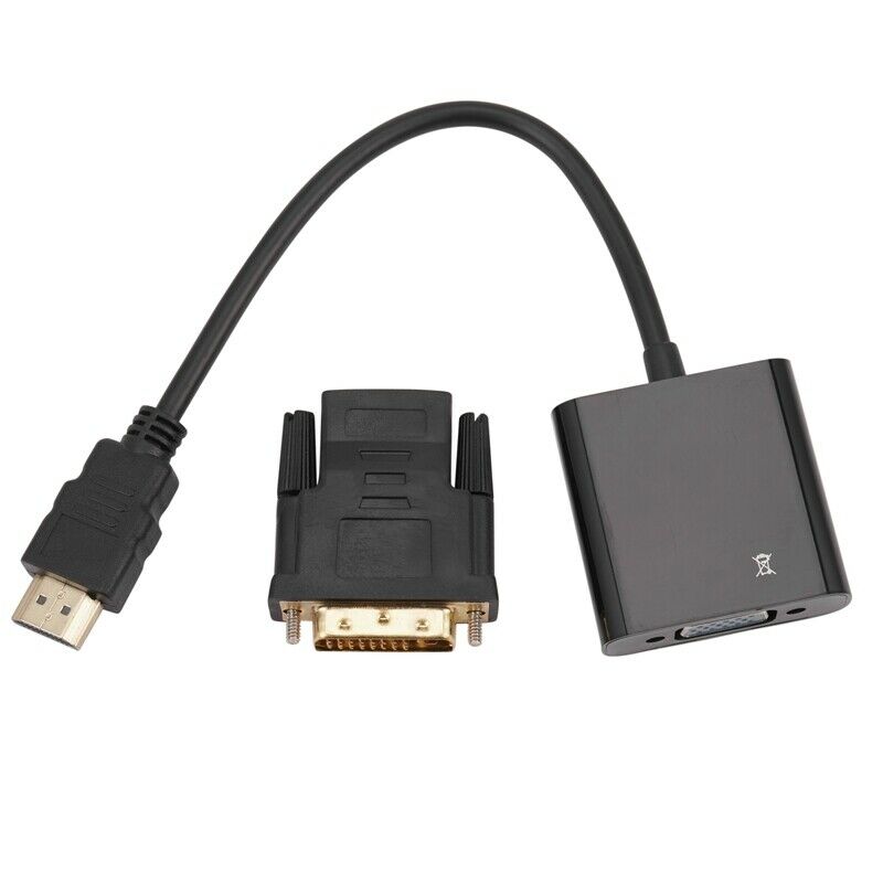 Standard DVI to Vga WAWPI Male to Female DVI adapter 24 + 1 A VGI Digital for Q5