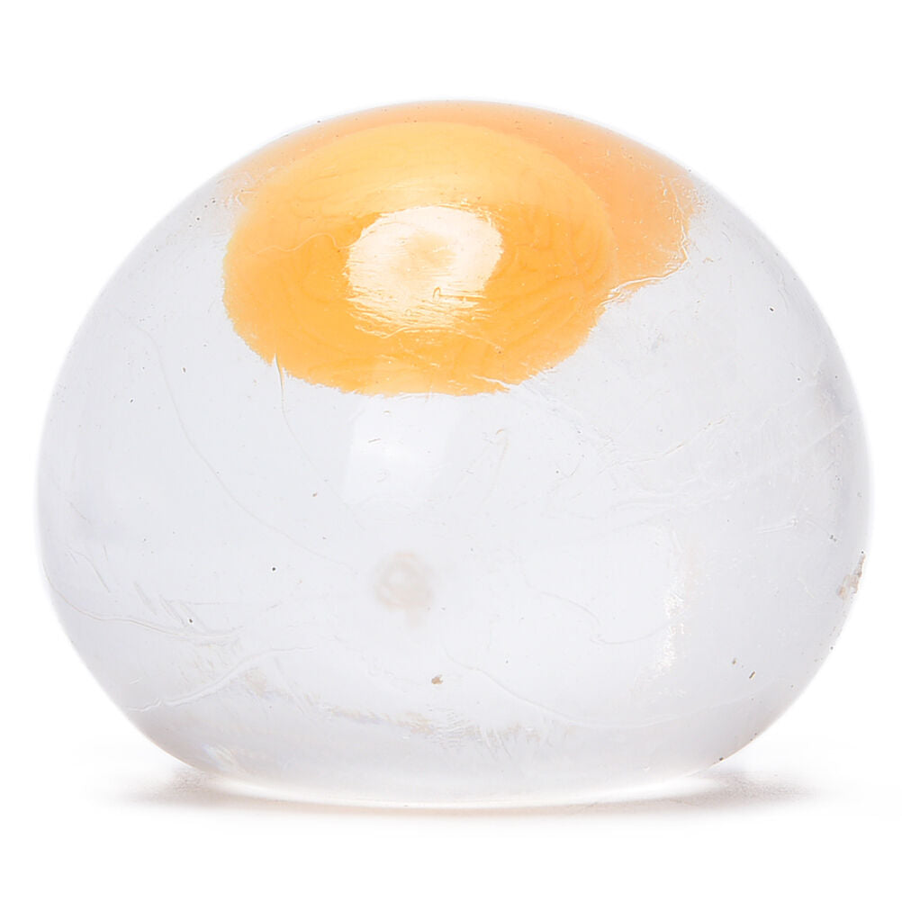 Double Yellow Egg Vent Ball Squeezing Stress Relief Water Venting Kids Toy_DEAU