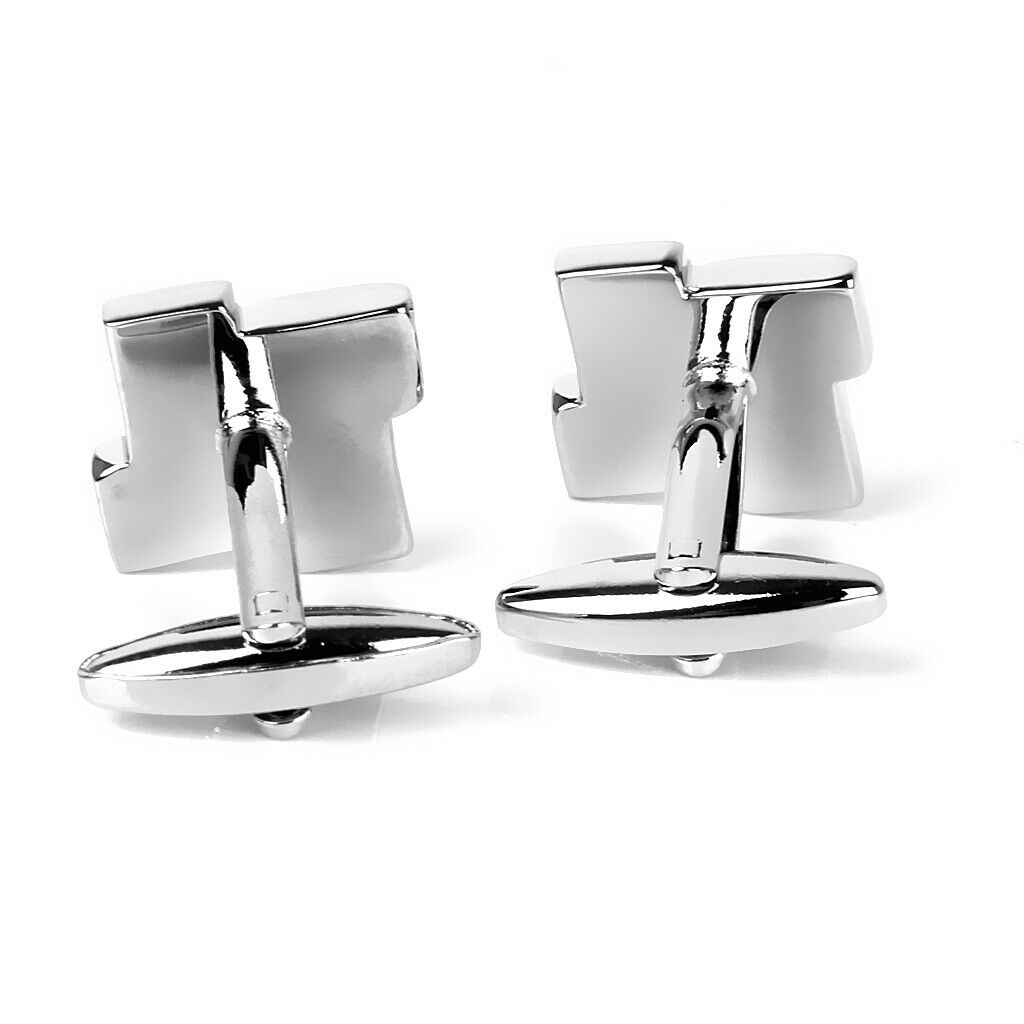 Men's Geometrical Shape Cufflinks Cuff Links Suit Shirt Groom Gift
