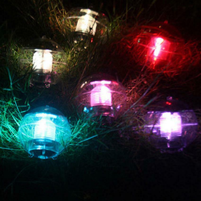 2X Solar Power Water Floating Light Swimming Pool Ball 7-Color LED Flashing Lamp