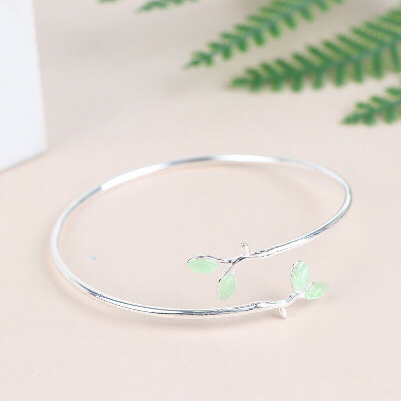 Sole Tender Bud Fresh Minimalist Leaves Female Literary Trendy Resizable .l8