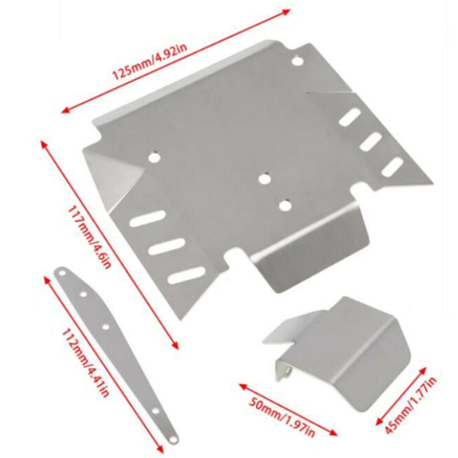RC Car Chassis Armor Protection Plate for Axial RBX10 Crawler DIY Parts