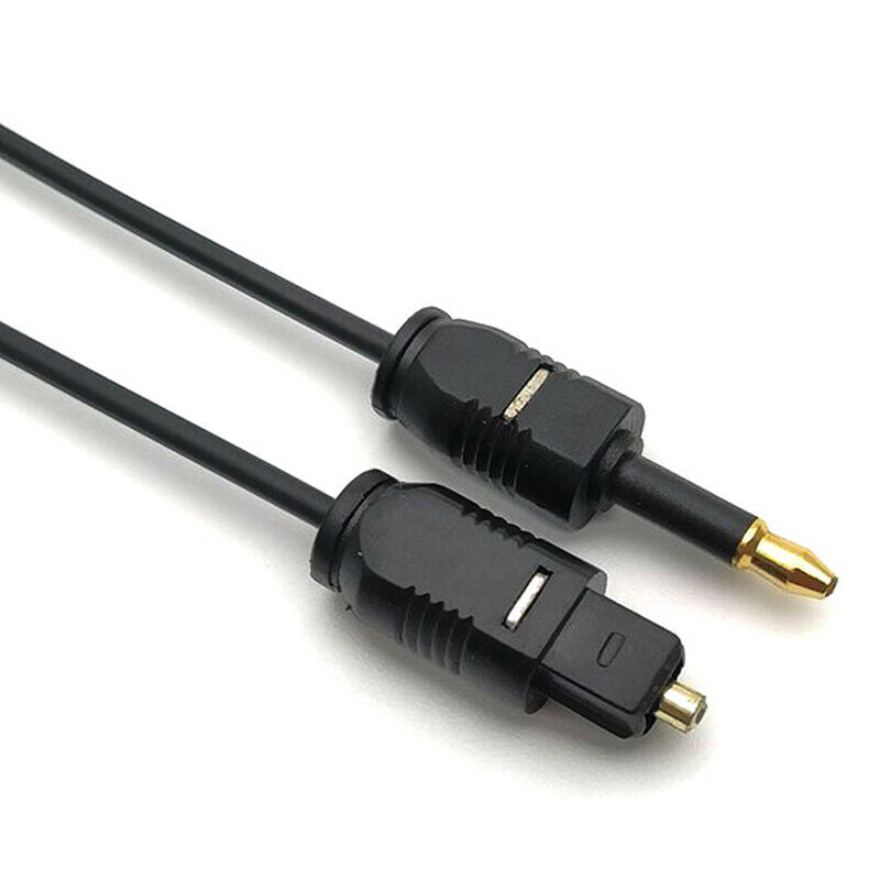 1.96Ft Toslink Male to Mini Plug 3.5mm Male Digital Optical SPDIF Audio C.l8