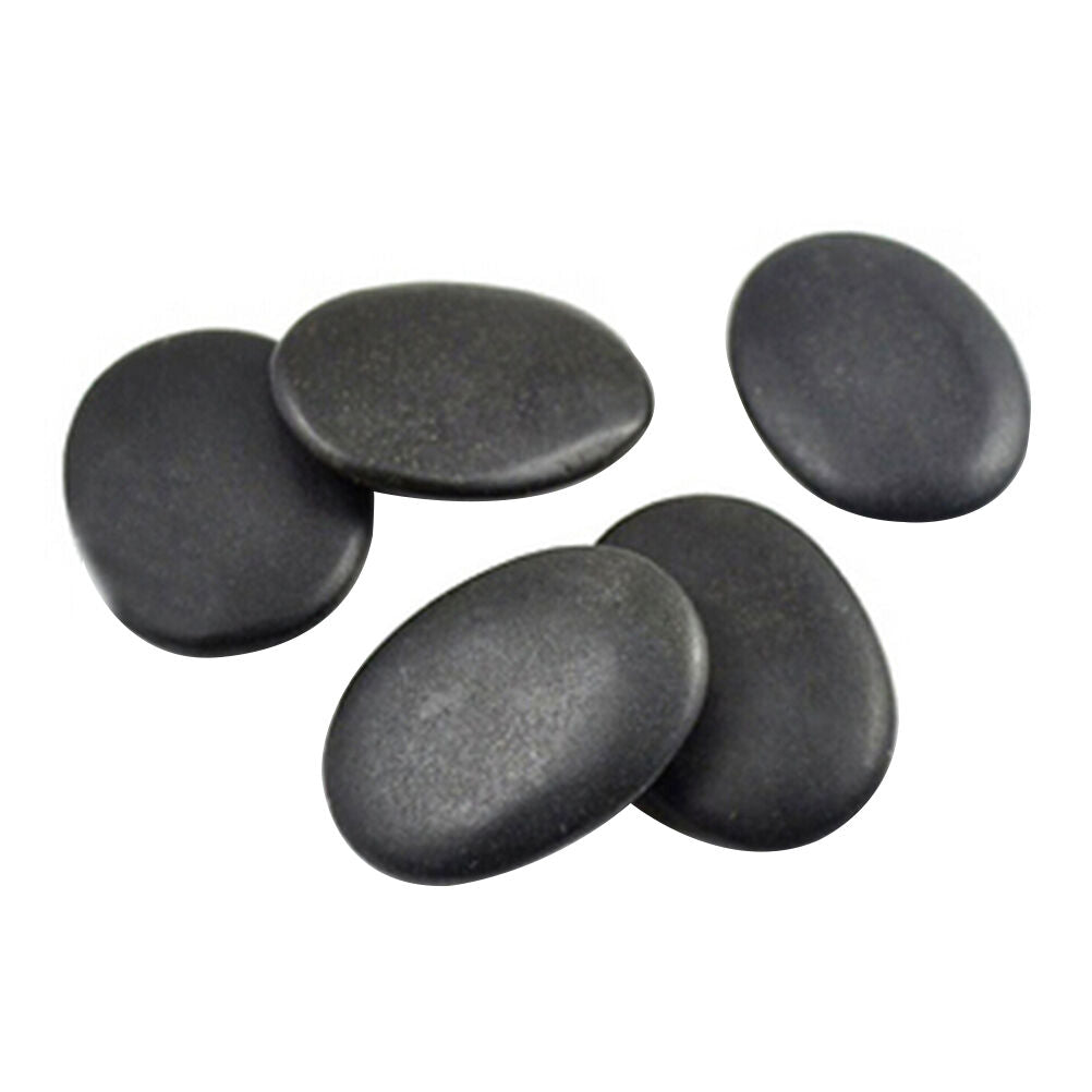 7pcs (3cmx4cm)set Large size Hot Stone Massage massager basalt Rocks stone.l8