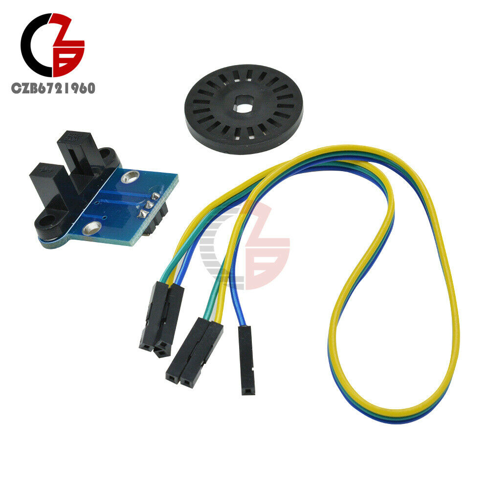 2PCS HC-020K Sensor Double Speed Measuring Module w/ Photoelectric Encoders Kit