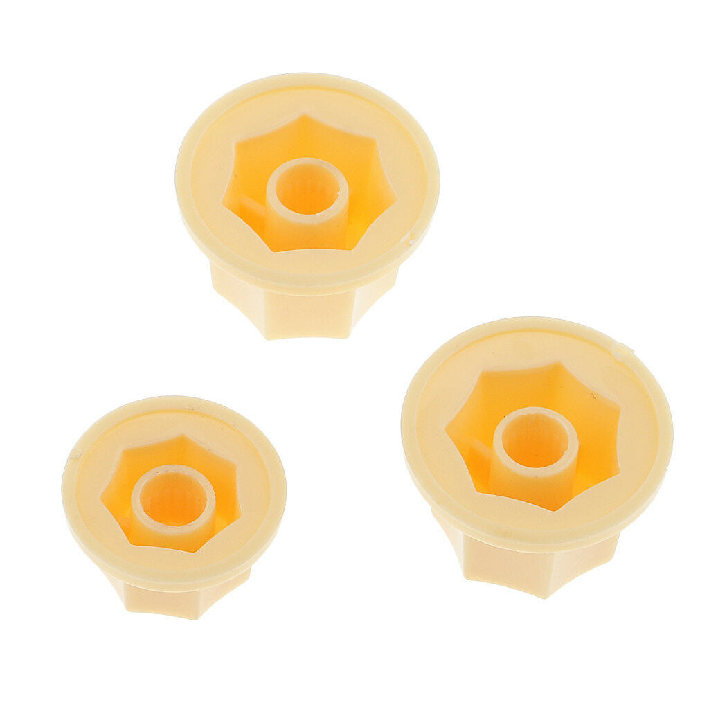 Set of 6 Large+Small Volume&  Control Knob for Jazz Bass Electric Guitar