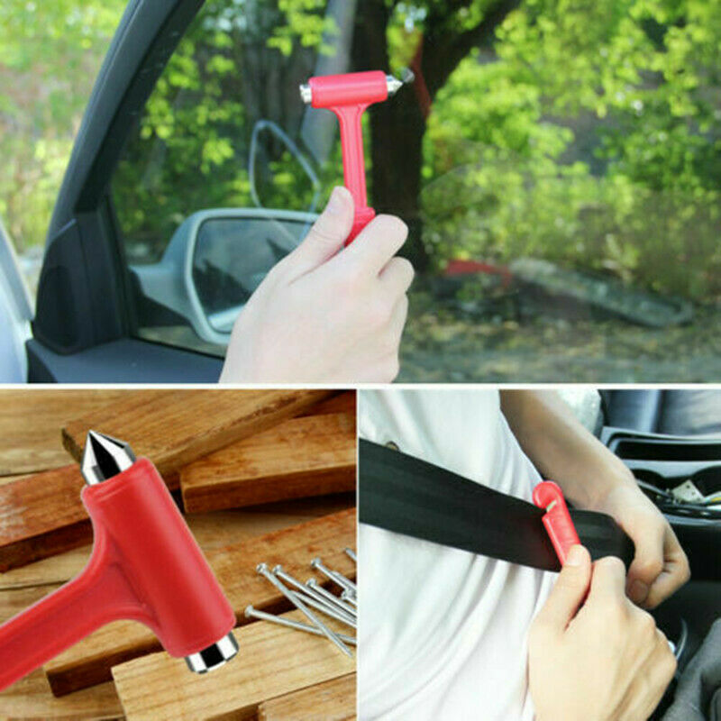 1pc Car Seat Belt Cutter Window Glass Breaker Car Rescue Tool  Car Safety Hammer