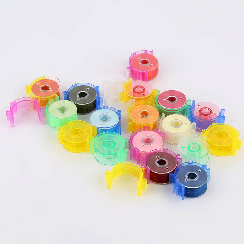 50Pcs/Pack Sewing Bobbin Small Clips Thread Clips Holder Tools Mixed Color