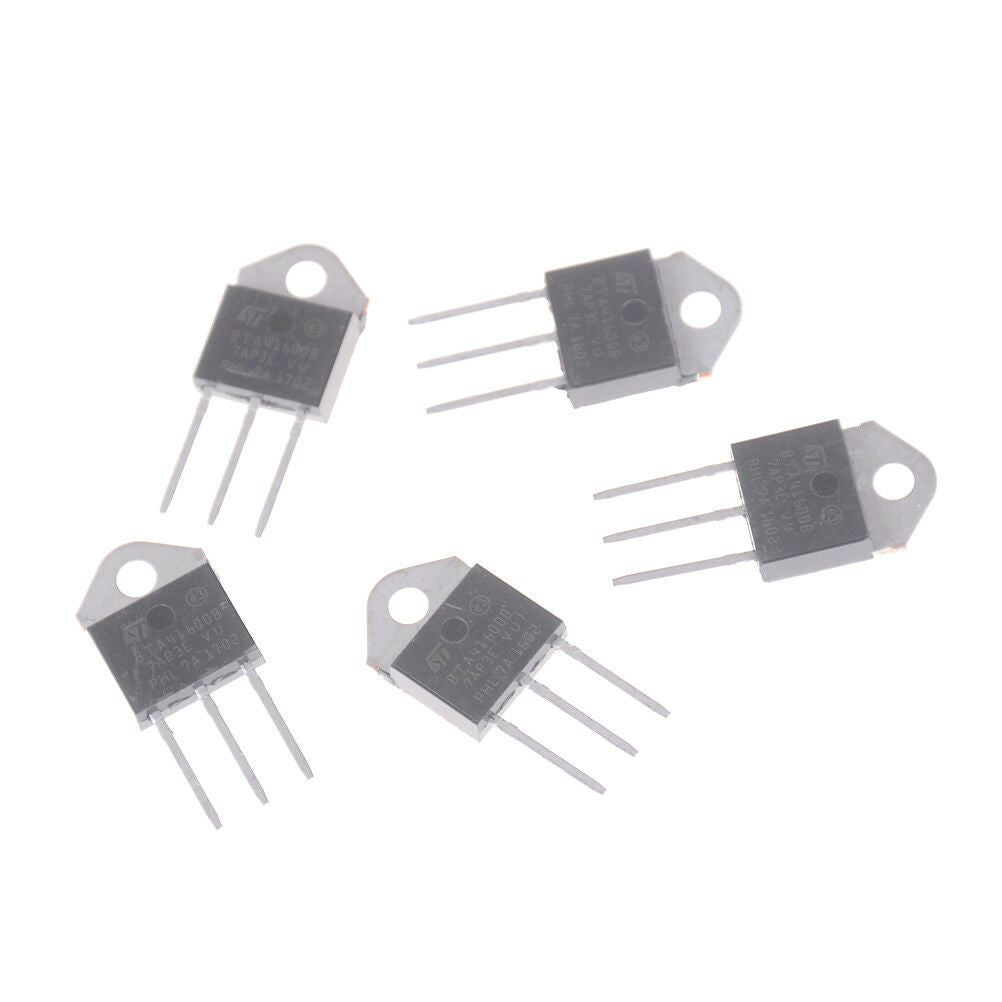 5PCS BTA41-600B Three Pole Triac SCR Bidirectional Controlled Silicon TO-3P W Tt
