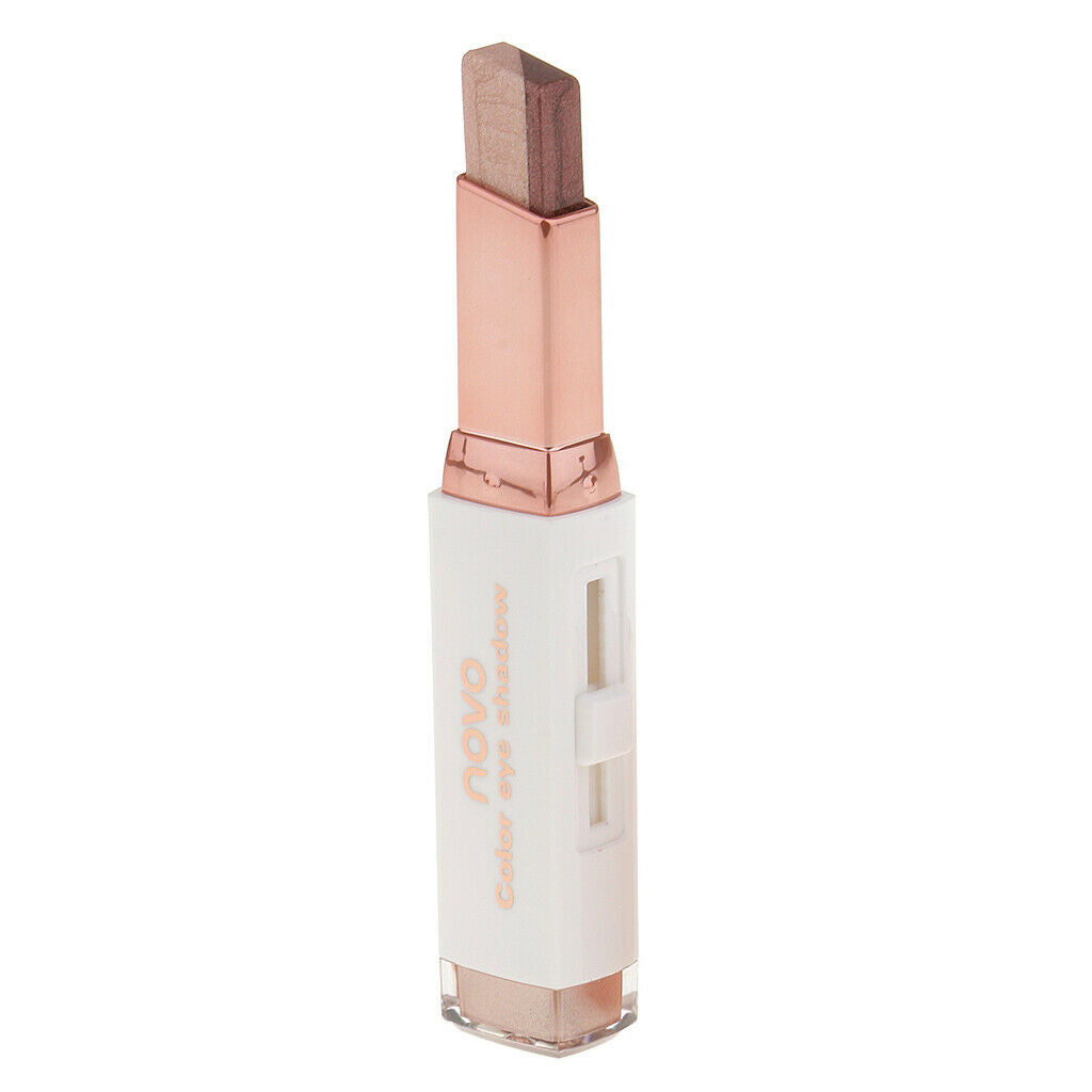 Double Color Long Lasting Eyeshadow Stick Matte Eye Shade Pen Bar 3