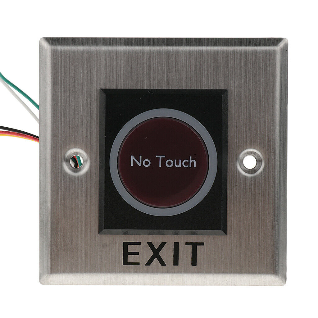 Infrared Stainless Steel Door Exit Switch Sensor +LED Indicator #K2-1