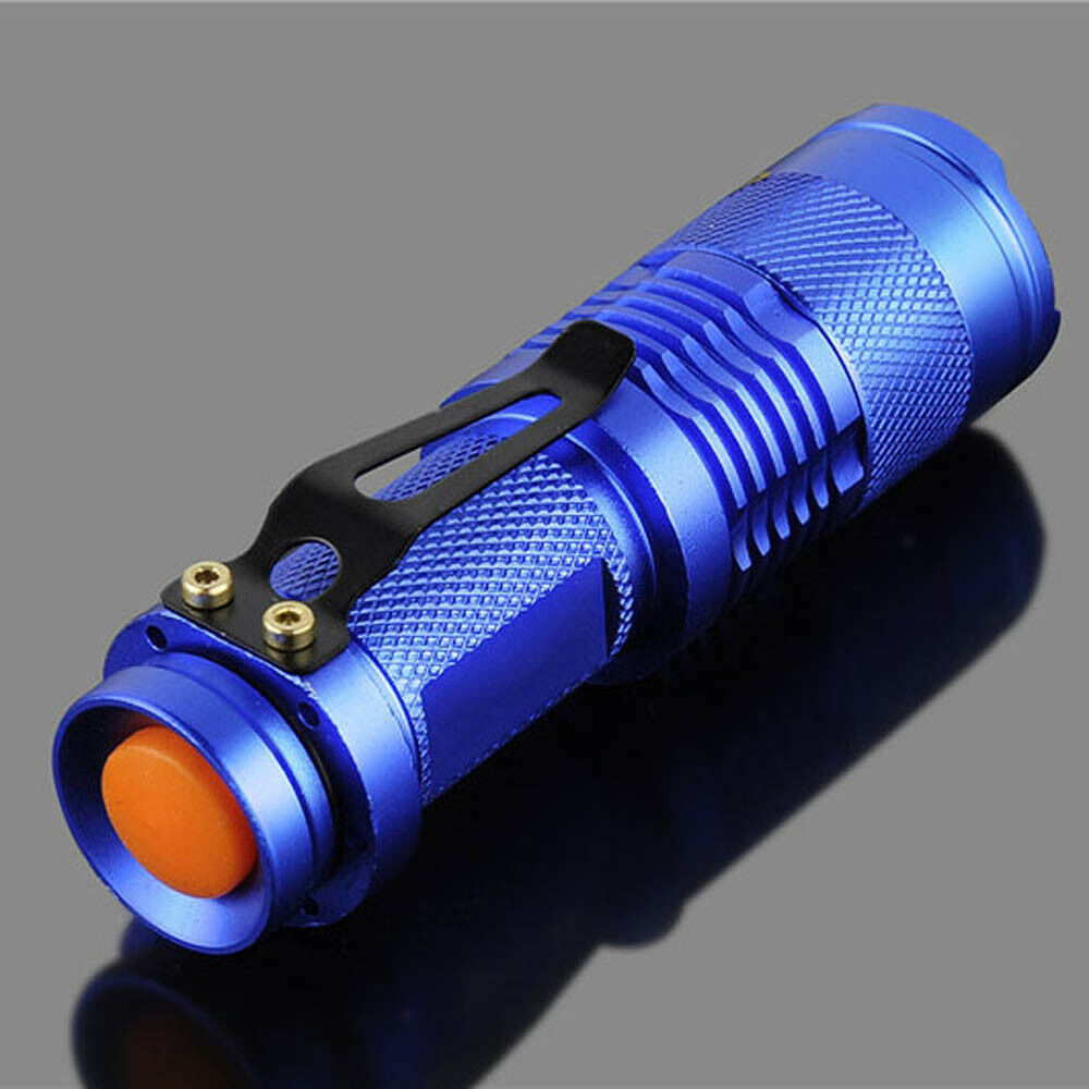 Portable Mini Q5 Zoomable 1200 LM LED Focus Flashlight Torch Lamp Outdood Tool
