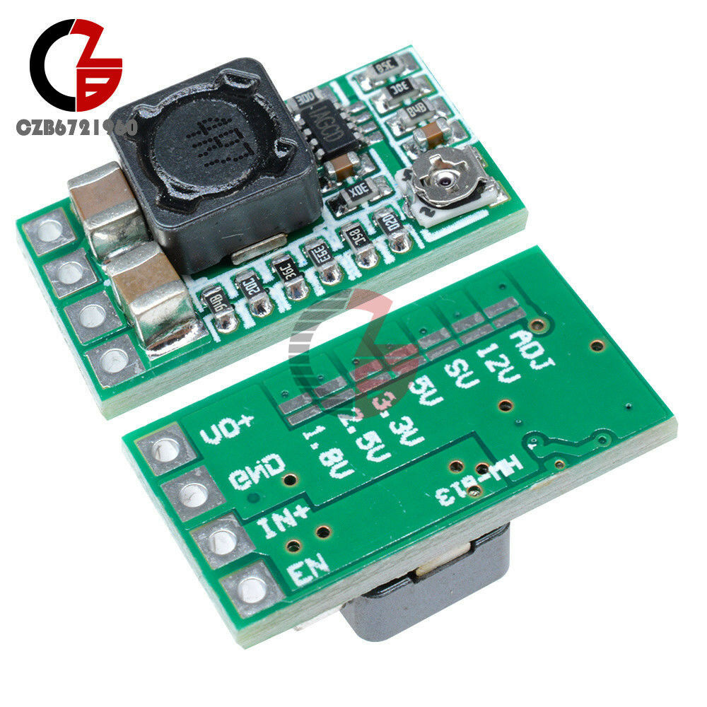 DC-DC 4V 12-24V to 5V 3A Adjustable Mini Step Down Power Module Buck Converter