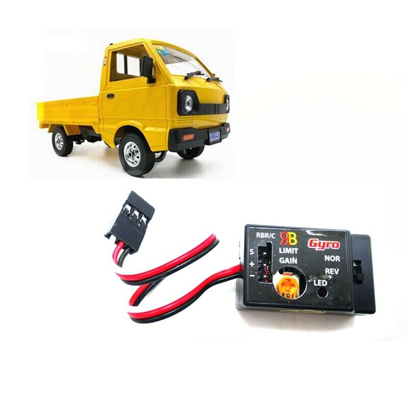 Mini Gyro Gyroscope for WPL D12 1/10 RC Car Drift Racing Car Stee Output IntegY7
