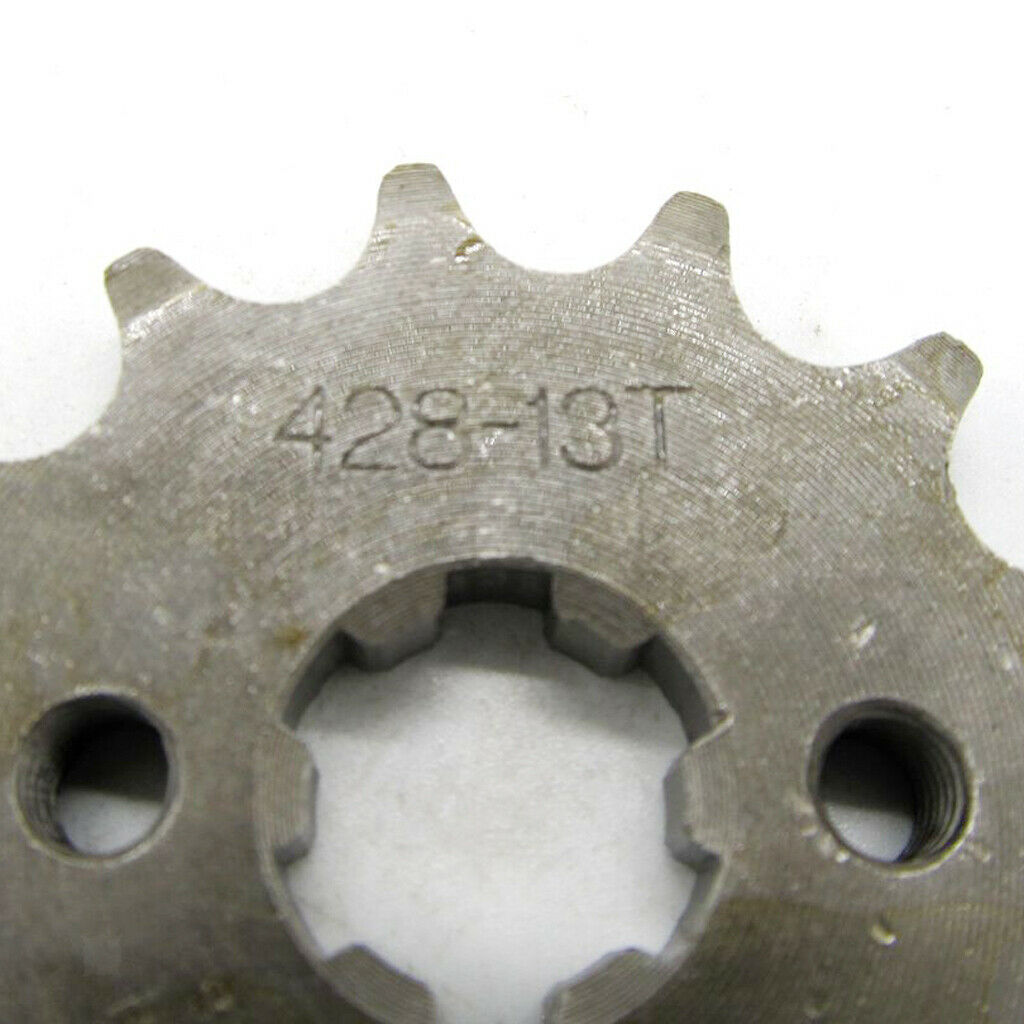 13T 428 sprocket / dividing wheel front gear wheel dirt bike ATV moped 17mm