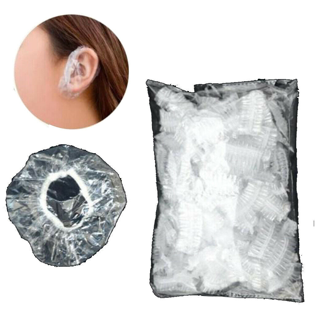 100x Waterproof Ear Cover Shield Protector for Home Use Hair Dyeing Shower