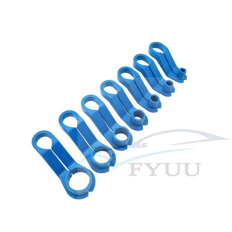 7 Sizes AC/Fuel Line Angled Disconnect Tool Set for Ford Chrysler AC lines 39400