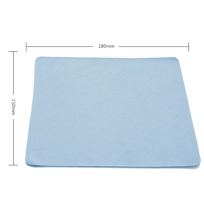 1X(5Pcs Soft Chamois Glasses Cleaner Eyeglasses Fine Fiber Clean Cloth for Len2)