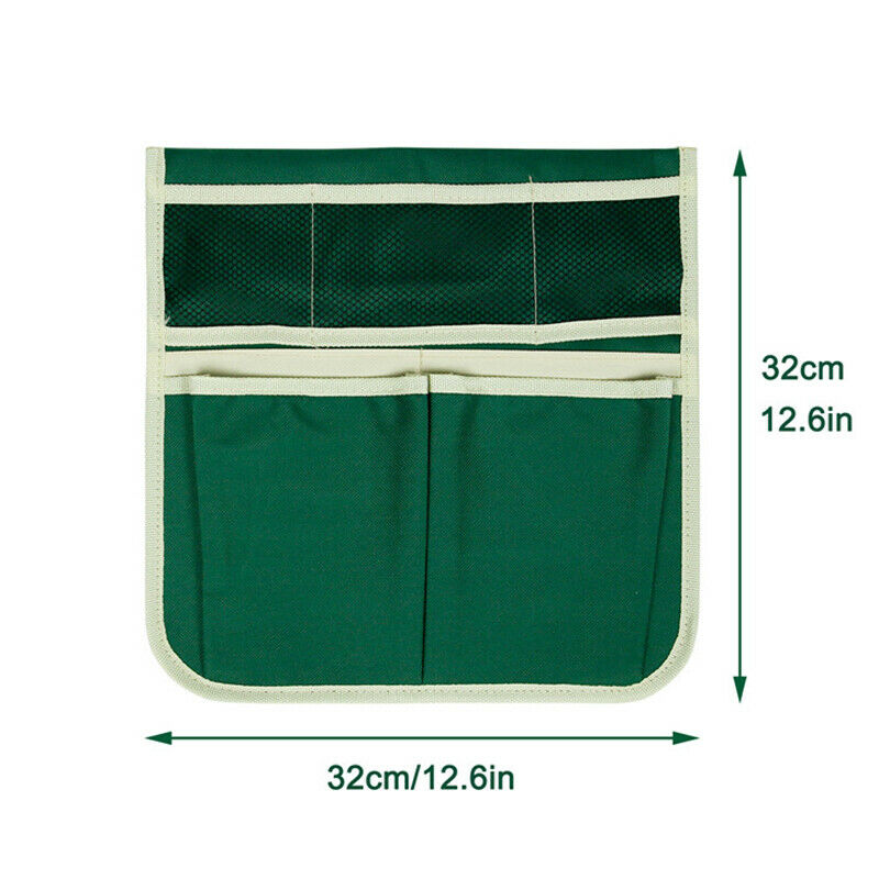1Pc Tool Side Bag Pockets Pouch for Garden Bench Garden Kneeler Stool GardenFCA