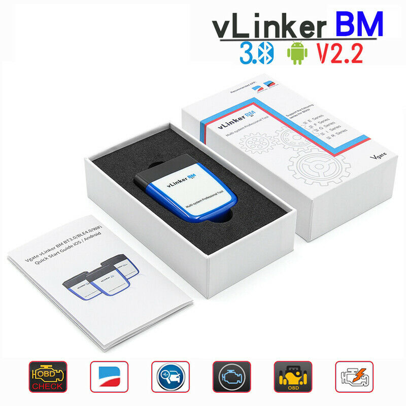 OBD2 ELM327 V2.2 PIC18F25K80 Bluetooth 3.0 SUV Car Diagnostics Scanner Tool Code