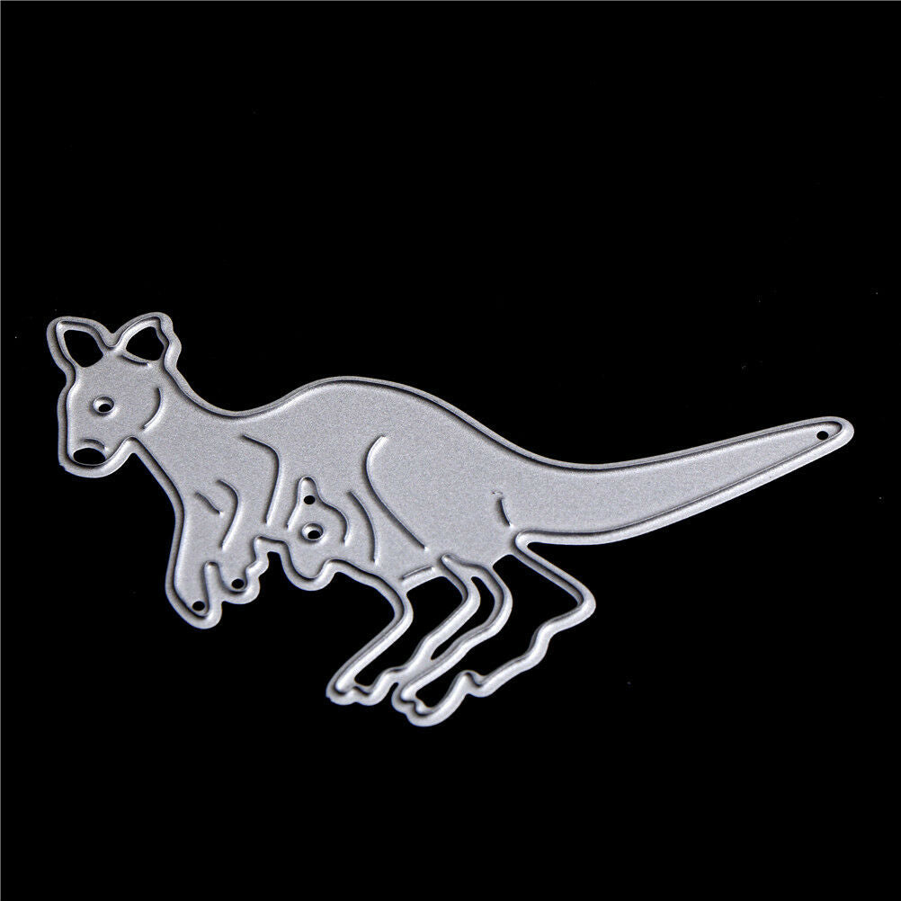 Kangaroo Animals Metal Cutting Dies Cards Scrapbooking Craft Album Decor A Re