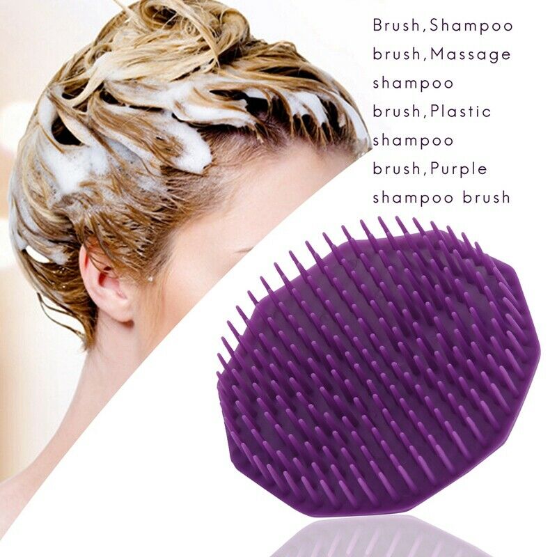 Scalpmaster Shampoo Brush, Purple 1 Count D8N3