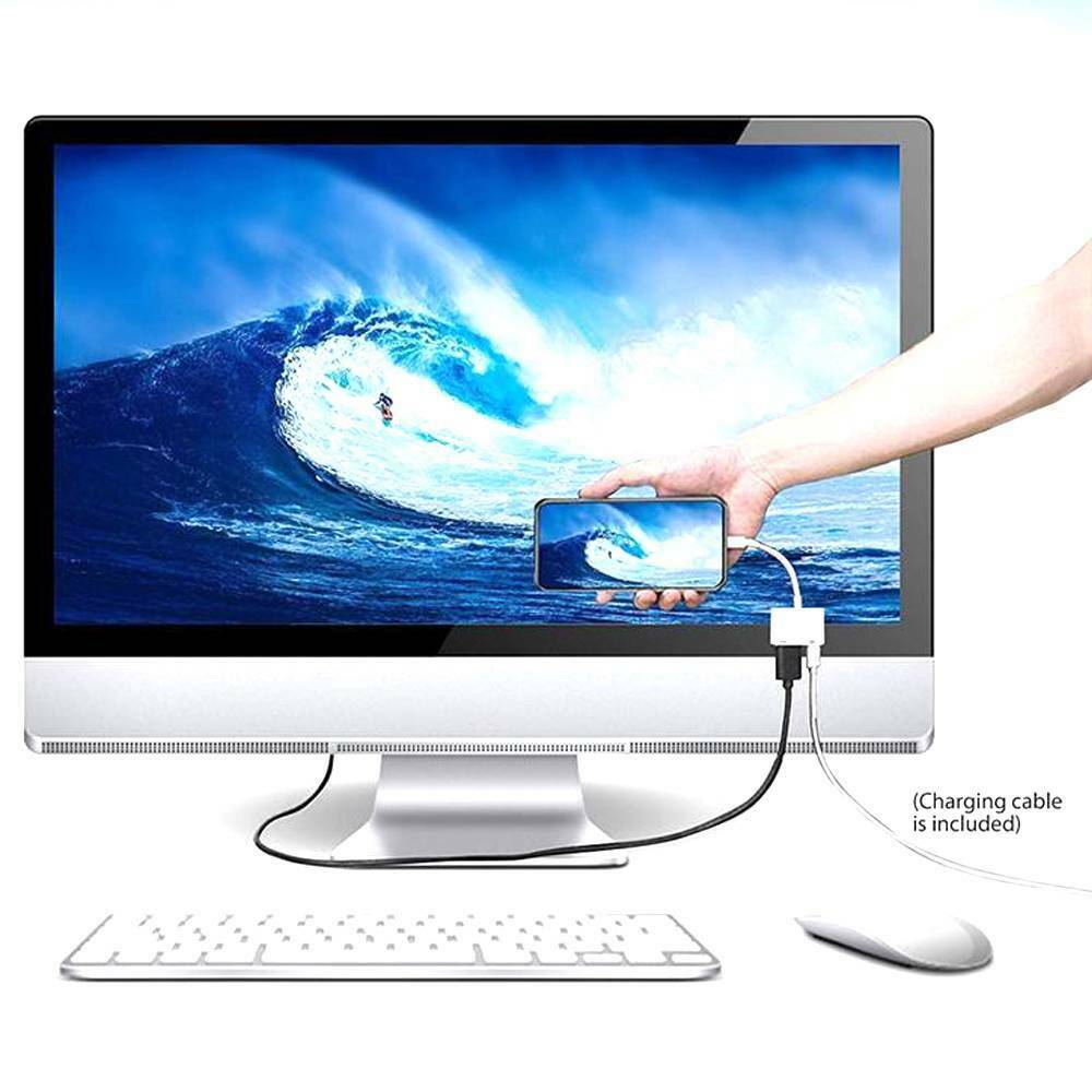 Fast Speed To HDMI Adapter Converter 1080P to Digital AV Audio Connector Hot!!
