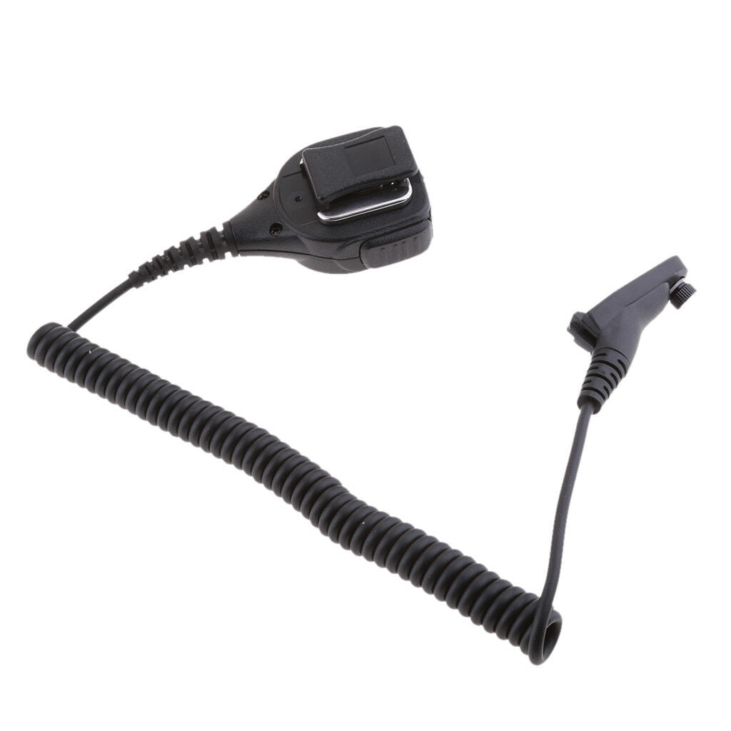 Professional Heavy Duty Shoulder Remote Speaker Mic For   Radio Black