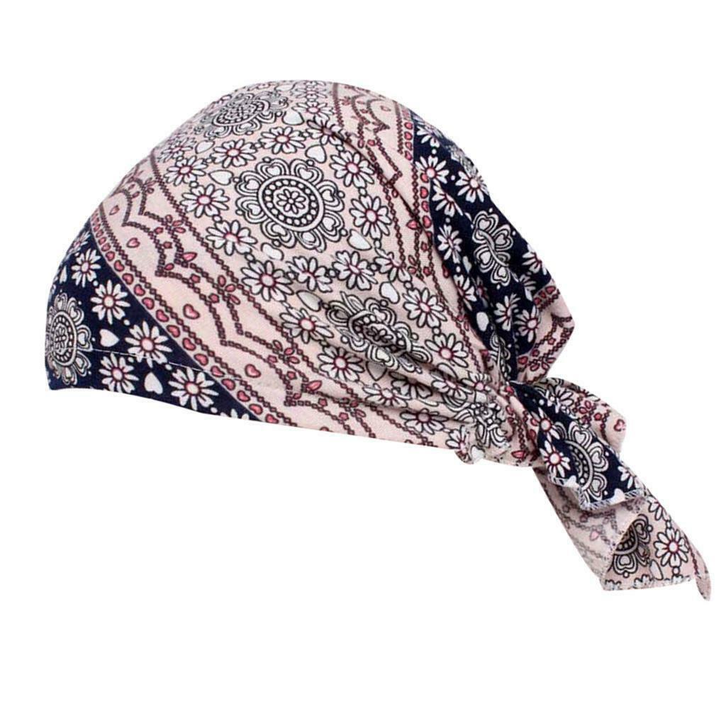 Women's Cotton Chemo Cancer Cap Muslim Stretch Beanie Headscarf Headwear