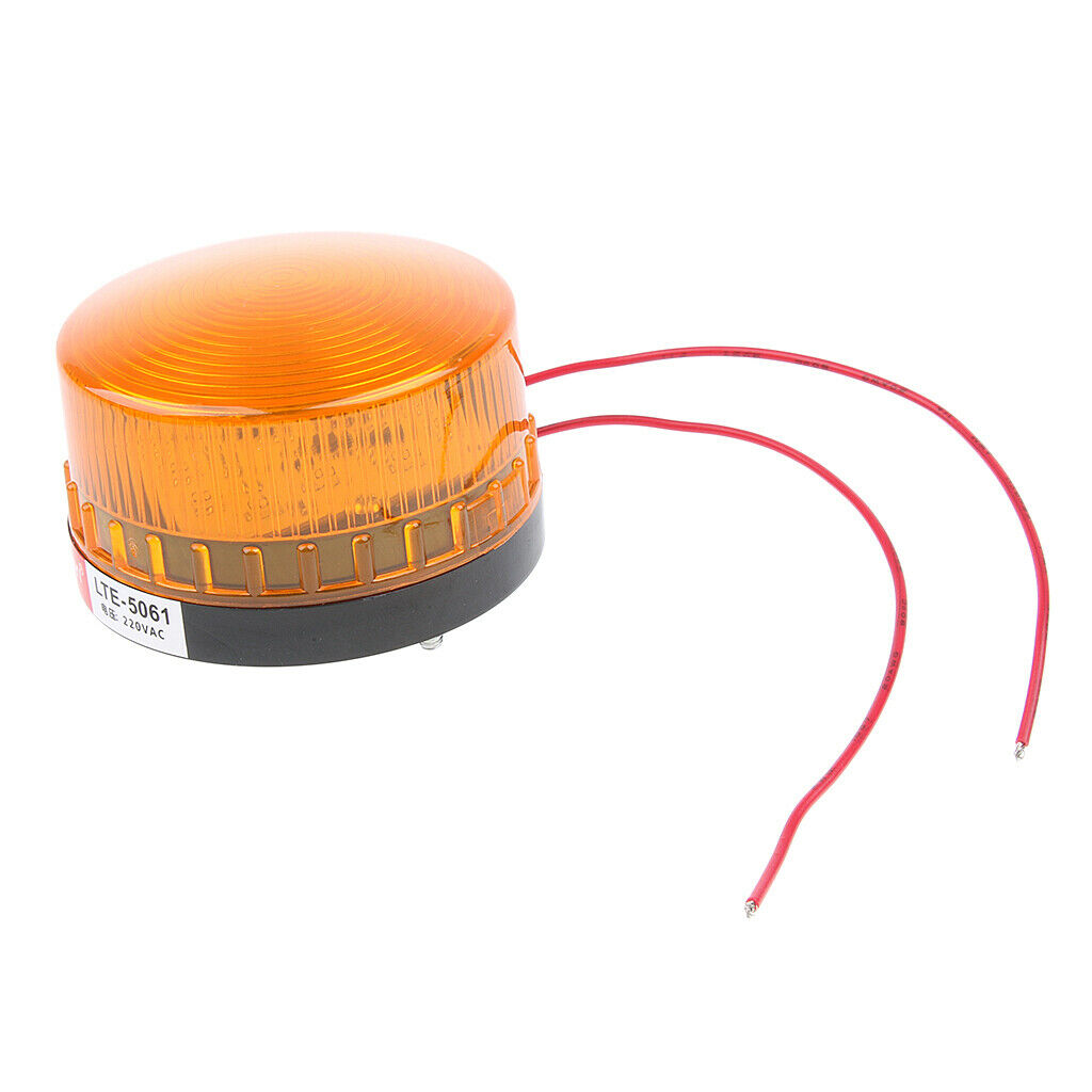 1pc Warning Light Emergency Flashing Beacon New Strobe Alarm Lamp Yellow