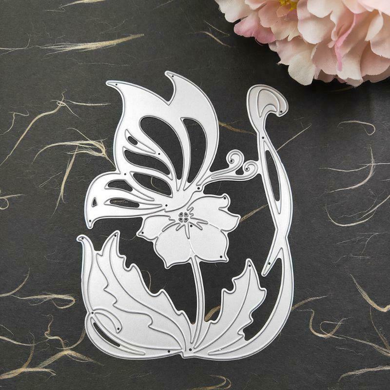 Flower Butterly Metal Cutting Dies Stencil DIY Scrapbooking Album Paper Card Art