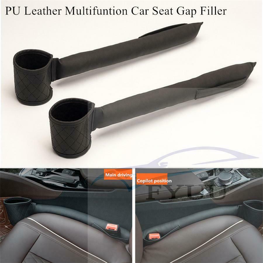 2pc Seats Leak Soft Padding Phone Cards Cup Bottle Holder Storage Organizers