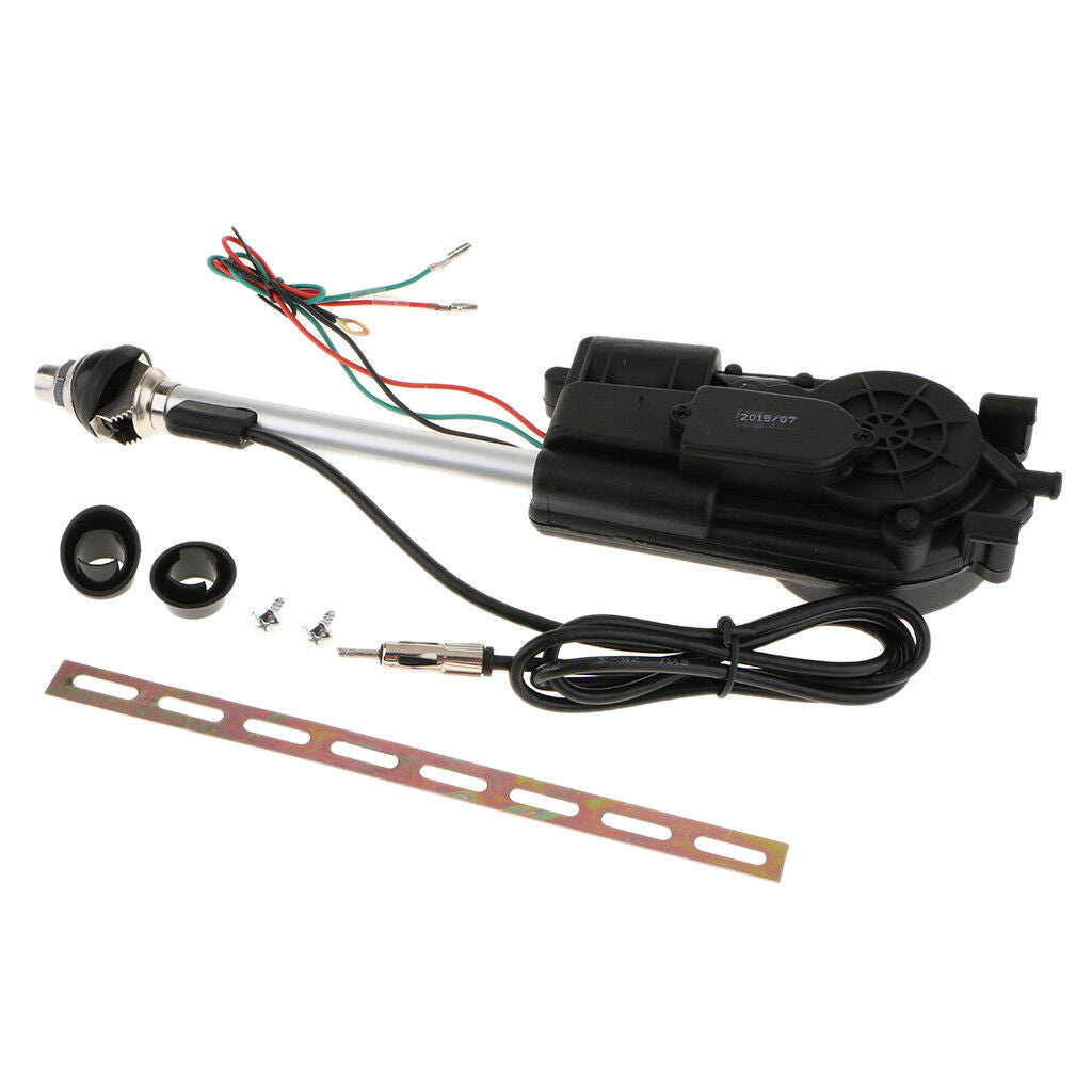 Universal Car Antenna Electric Power Auto Aerial Auto AM FM Radio Kit 12V