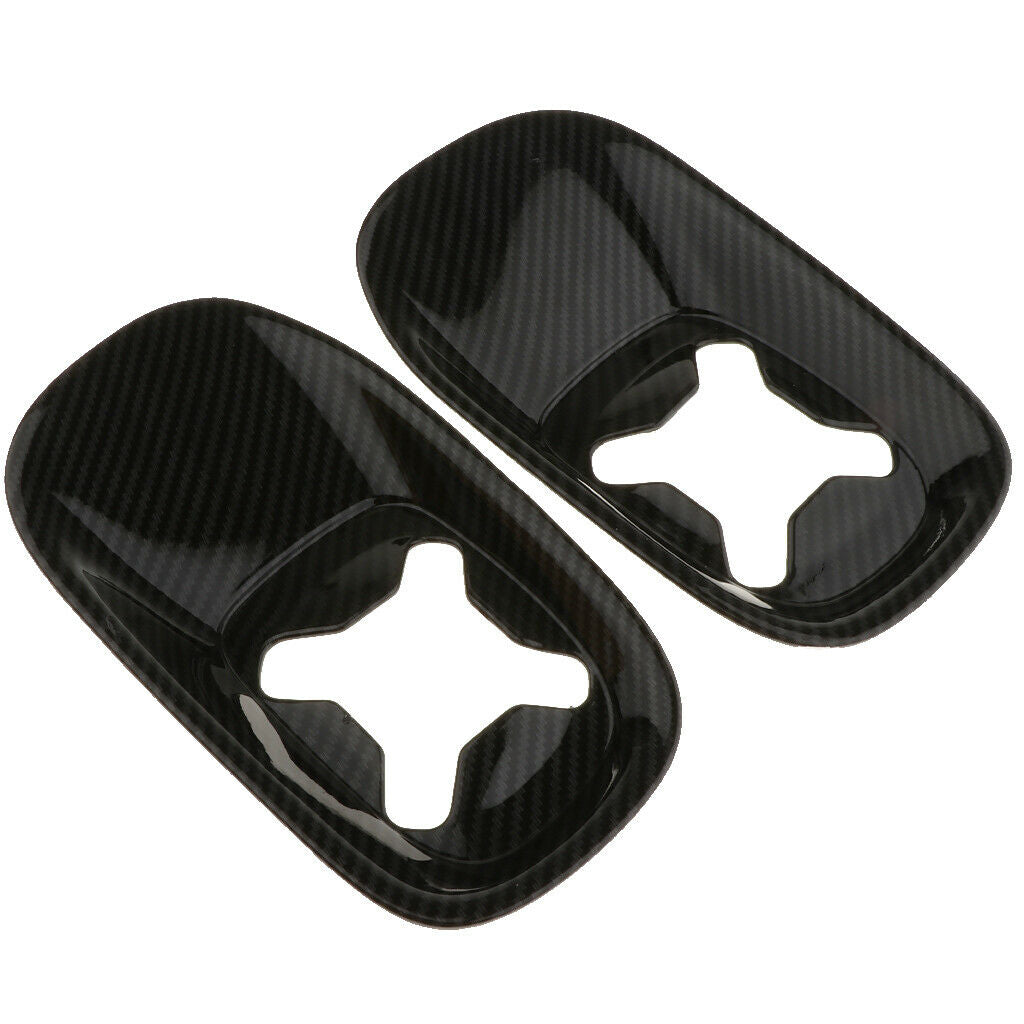 2Pcs Rear Fog Light Lamp Frame Cover Moulding Trim For Jeep Rendgade 16-17