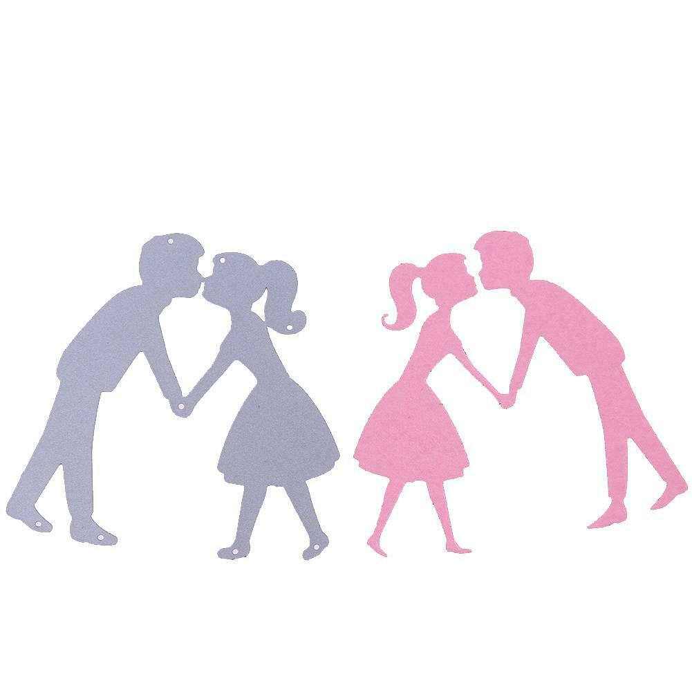 6pcs DIY Valentine's Day Cutting Dies Scrapbooking Embossing Metal Stencils @