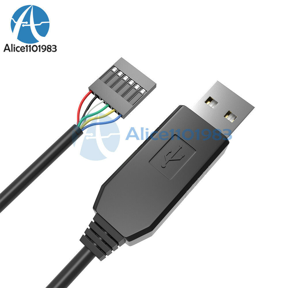 2PCS 6pin FTDI FT232RL USB to Serial adapter module TTL RS232 Arduino cables