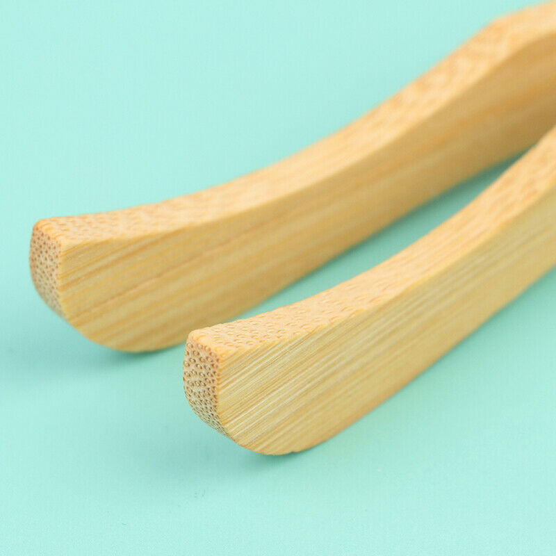 4pcs/set Food Pliers Kitchen Tongs Tea Bread Barbecue Supplies Bamboo Steak Clip