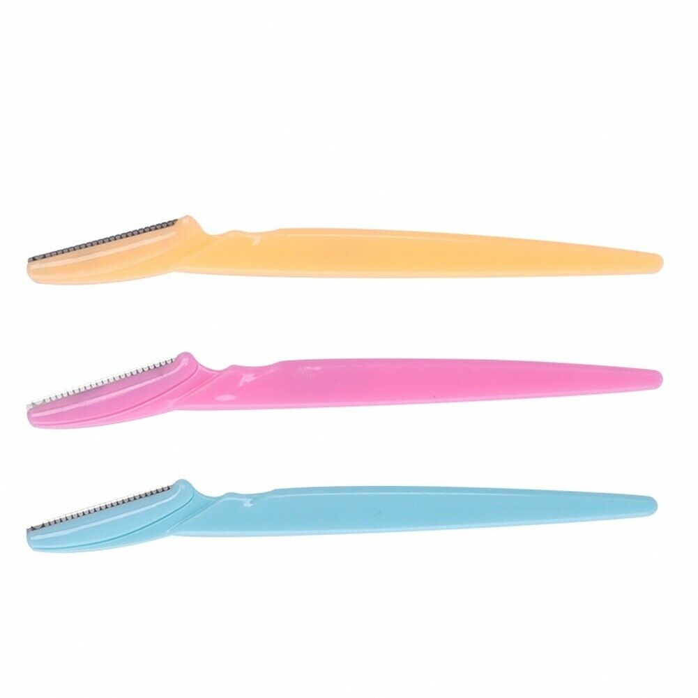 10pcs/set Eyebrow Cutters Portable Special Eyebrow Shaver Trimmer Random Color